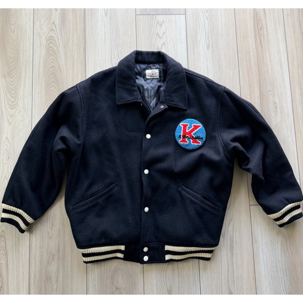 83 Vintage Koala Blue Varsity Jacket Mens M Olivia Newton John 7366 Melrose